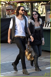 Katy Perry and Russell Brand heading to the movies in Hollywood on November 17