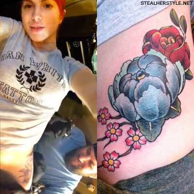 In January 2012 Hayley Williams got her largest tattoo to date