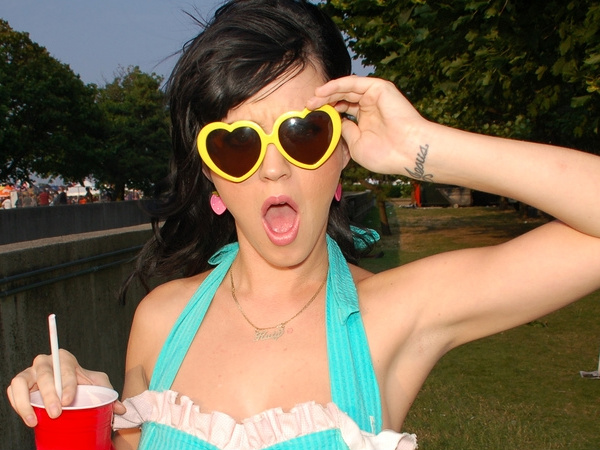 Katy Perry has four small tattoos