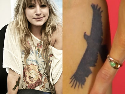 This is a matching tattoo with her exboyfriend who is now her tour manager
