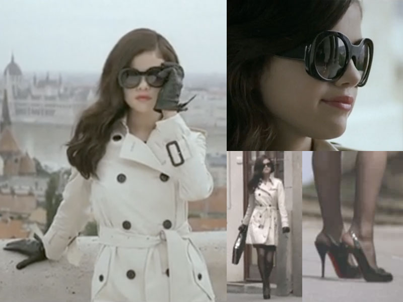screen captures from Selena Gomez's 'Round and Round' music video