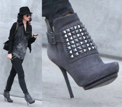 Katy Perry's boots are by Rock Republic also a favorite of Demi Lovato 