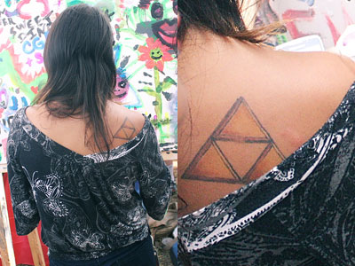 zelda Anissa Rodriguez zelda tattoo