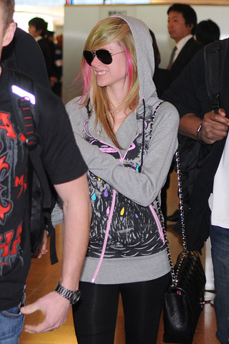 Avril Lavigne in Tokyo Japan on February 25 2011