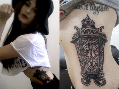 Mermaid Tattoos on Scout Taylor Compton S Tattoos   Steal Her Style