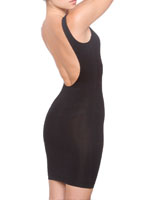 American Apparel Cotton Spandex Jersey Scoop Back Tank Dress