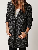 Free People Boucle Textured Jacket