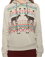 Forever 21 reindeer hoodie