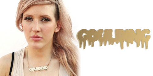 Ellie Goulding name necklace