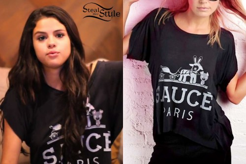 Selena Gomez: Sauce Paris T-Shirt