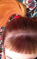 Hayley Williams baby bangs