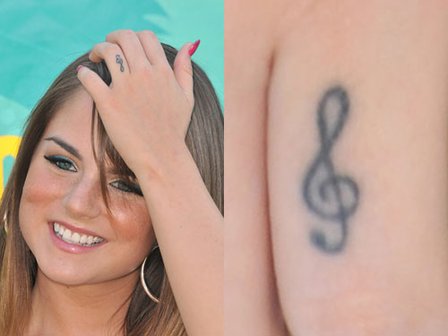 10. G Clef Tattoo on Finger - wide 10