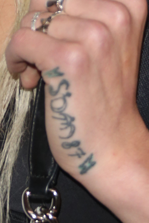 Side Hand Tattoo