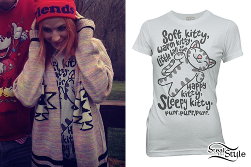 Hayley Williams: Soft Kitty T-Shirt