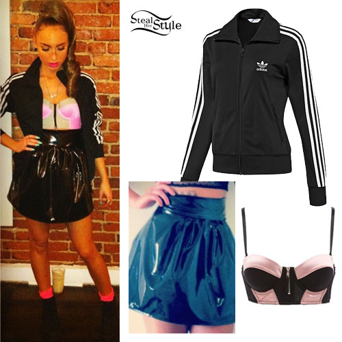 outfit with adidas jacket