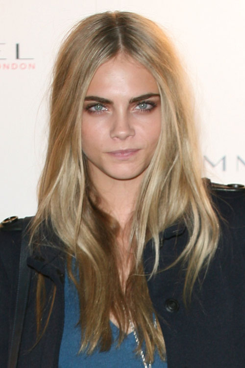 Cara Delevingne Straight Ash Blonde Hairstyle | Steal Her Style