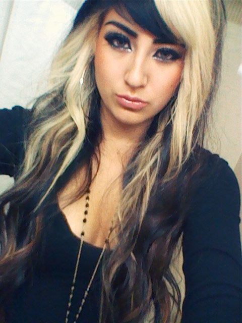 Brown And Blonde Two Toned Hair 52