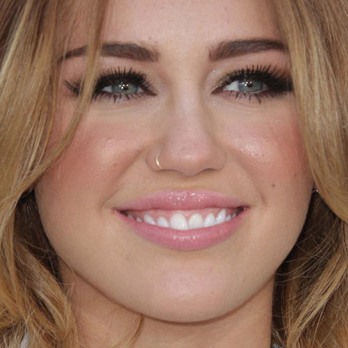 Miley Cyrus Makeup Black Eyeshadow Bronze Eyeshadow