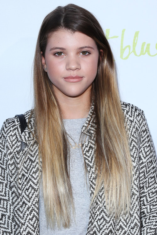 Sofia Richie Straight Medium Brown Ombré Hairstyle Steal Her Style