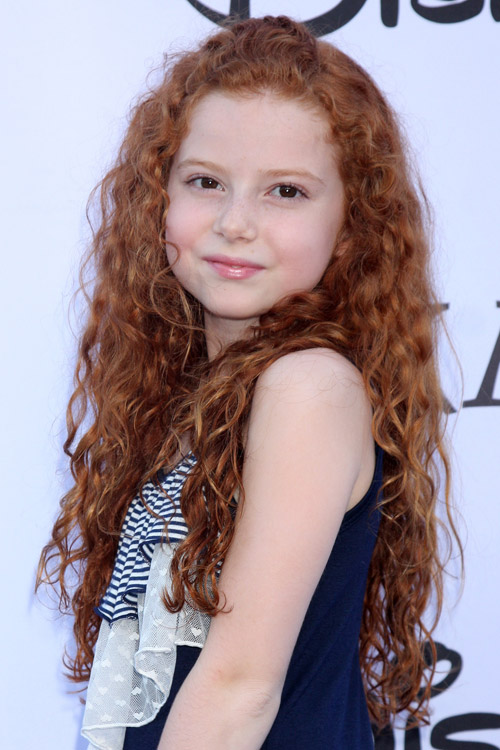 Francesca Capaldi Curly Ginger Messy Hairstyle Steal Her Style