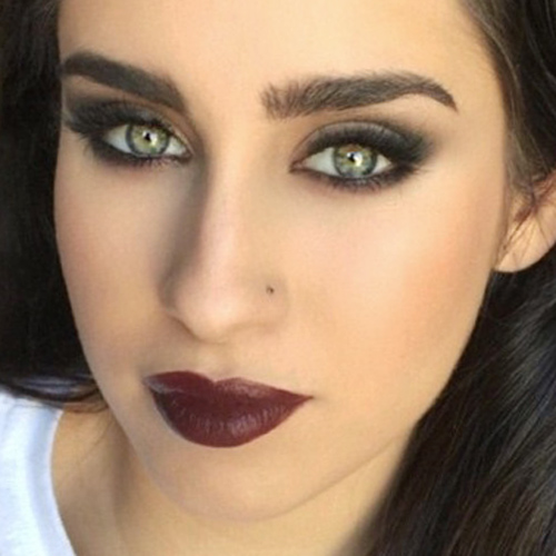 Lauren Jauregui Makeup: Black Eyeshadow, Brown Eyeshadow 
