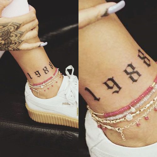 Rihanna’s Tattoos; Hand And Chest Tattoos, Nose Job » Celebily