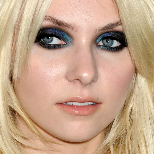 Taylor Momsen Makeup: Black Eyeshadow, Blue Eyeshadow, Charcoal