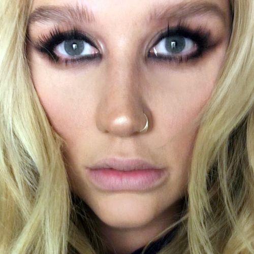 Kesha Makeup: Brown Eyeshadow & Clear Lip Gloss | Steal Her Style