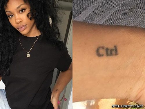 SZA "CTRL" Forearm Tattoo | Steal Her Style