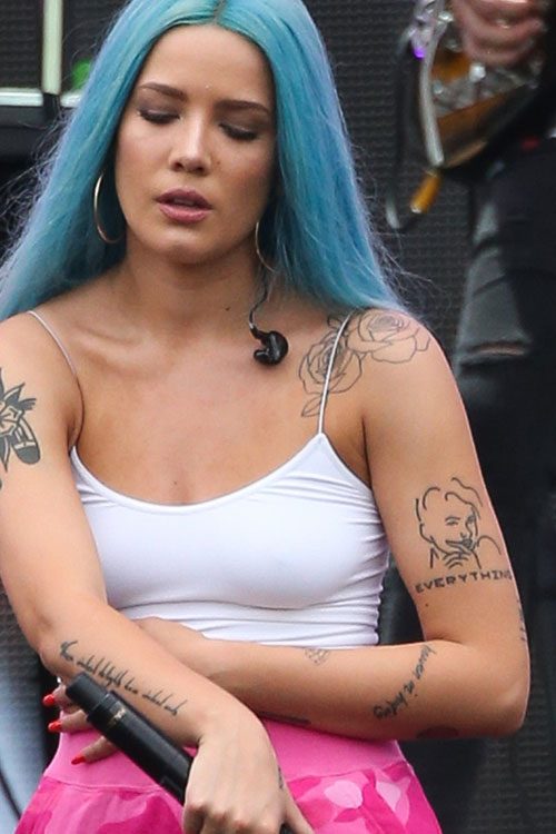 Halsey Heaven In Hiding Forearm Tattoo Steal Her Style