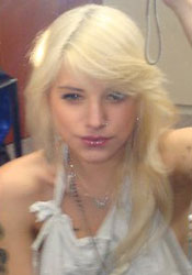 bleach blonde hair