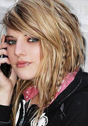 blonde hair with extensions