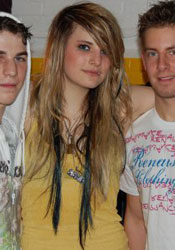 blonde hair with extensions