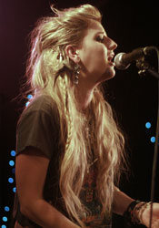 long blonde hair