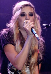 long blonde hair
