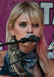 pink and blonde hair