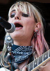 pink and blonde hair