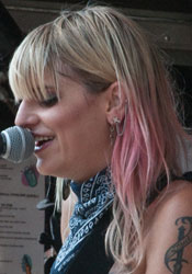 pink and blonde hair