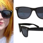 Hayley Williams: Black Wayfarer Sunglasses