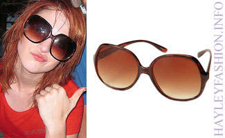 Hayley Williams: Tortoise Sunglasses