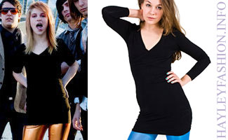 Hayley Williams: Black Shirt Dress