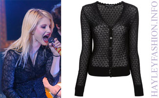 Hayley Williams: Lace Cardigan