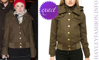Hayley Williams: BDG Wool Military Bomber