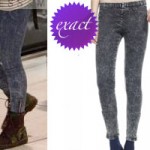 Hayley Williams: Ankle Zip Denim Leggings