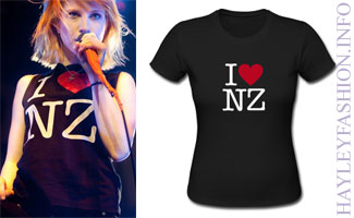 Hayley Williams: I Heart NZ Tee