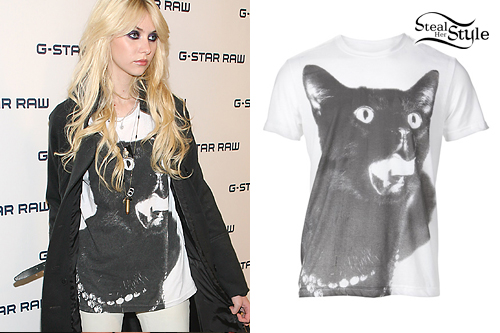 Taylor Momsen: Cat T-Shirt