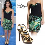 Demi Lovato: OCEANS Premiere Dress
