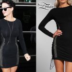 Katy Perry: Lace-Up Dress
