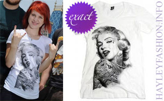 Hayley Williams: Marilyn Monroe T-Shirt