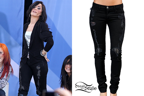 Demi Lovato: Good Morning America Jeans